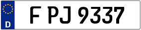 Truck License Plate